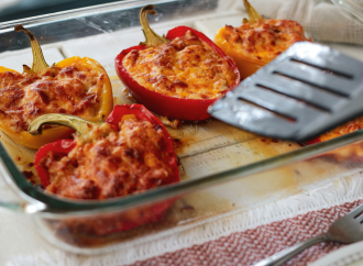 Gefüllte Paprika mit Hackfleisch