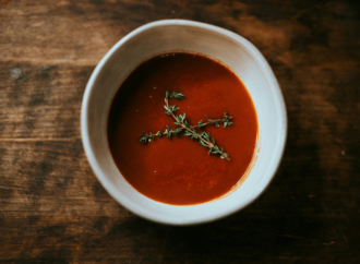 Tomatensuppe mit Gin